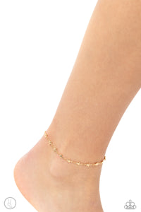 anklet,gold,stars,Starry Swing Dance - Gold Anklet