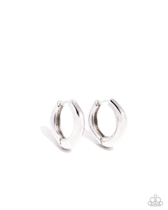hoops,silver,Monochromatic Makeover - Silver Hoop Earrings