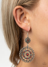Load image into Gallery viewer, Beaded Brilliance Red Earrings Paparazzi Accessories