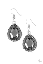 Load image into Gallery viewer, Grandmaster Shimmer Silver Earrings Paparazzi Accessories