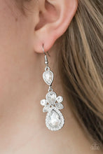 Load image into Gallery viewer, All About Glam - White Earrings Paparazzi Accessories