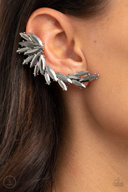 Because Ice Said So Silver Earrings Paparazzi Accessories