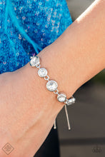 Load image into Gallery viewer, Classically Cultivated White Rhinestone Bracelet Paparazzi Accessories
