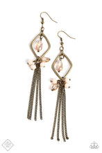 Load image into Gallery viewer, Effulgent Era Brass Earrings Paparazzi Accessories