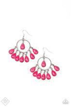 Load image into Gallery viewer, Flirty Flamboyance Pink Earring Paparazzi Accessories