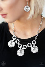 Load image into Gallery viewer, Hypnotized White Rhinestone Necklace Paparazzi Accessories