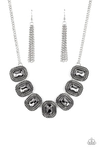 autopostr_pinterest_58290,rhinestones,short necklace,silver,Iced Iron Silver Rhinestone Necklace