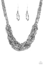 Load image into Gallery viewer, City Catwalk - Silver Seed Bead Necklace Paparazzi Accessories