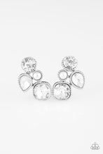 Load image into Gallery viewer, Super Superstar White Earring Paparazzi Accessories