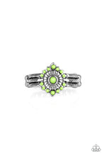 Load image into Gallery viewer, Rainbow Riviera Green Ring Paparazzi Accessories