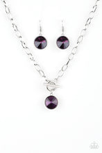 Load image into Gallery viewer, She Sparkles On Purple Toggle Necklace Paparazzi Accessories