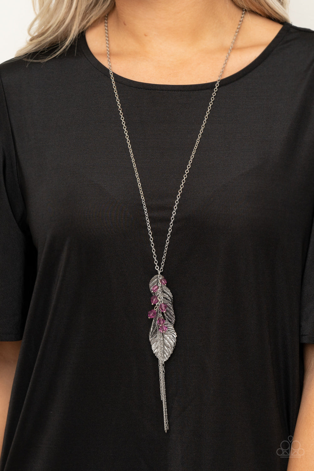 I Be-Leaf Purple Necklace Paparazzi Accessories