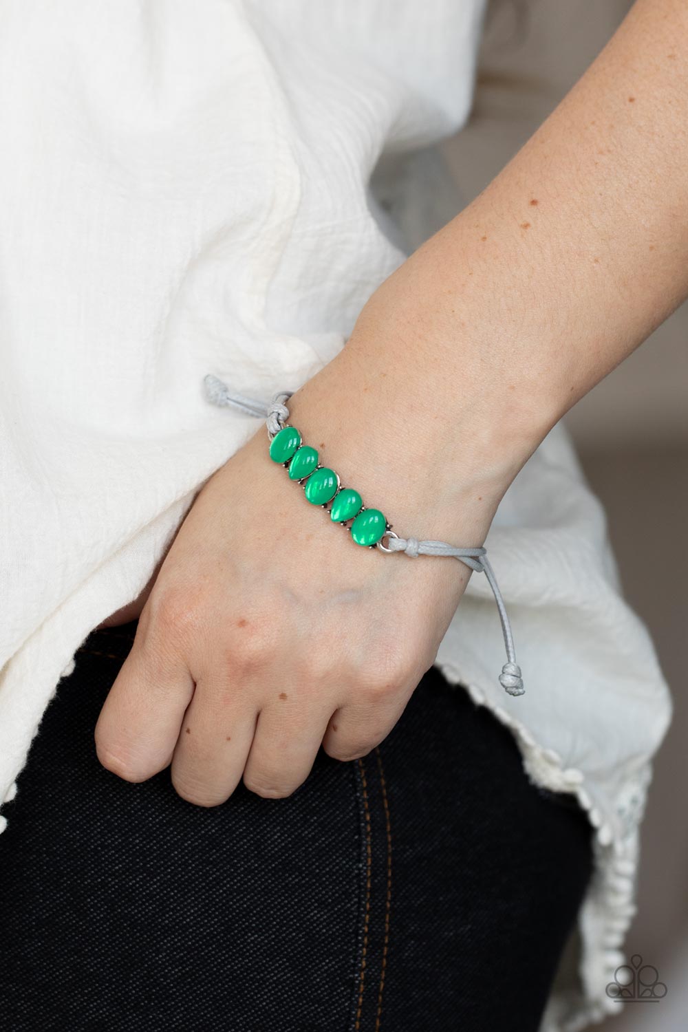Opal Paradise - Green Urban Bracelet Paparazzi Accessories