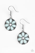 Load image into Gallery viewer, Marigold Rush Blue Earring Paparazzi Accessories
