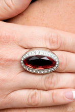 Load image into Gallery viewer, Believe in Bling Red Rhinestone Ring Paparazzi Accessories