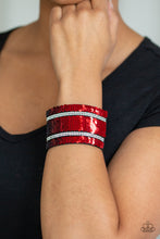 Load image into Gallery viewer, Mermaid Service Red Bracelet Paparazzi Accessories