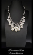 Load image into Gallery viewer, Powerhouse Pose White Pearl Necklace Paparazzi Accessories