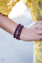 Load image into Gallery viewer, Rockin Rococo Purple Bracelet Paparazzi Accessories