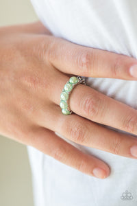 green,Pearls,stretchy,Mermaid Mamba Green Ring